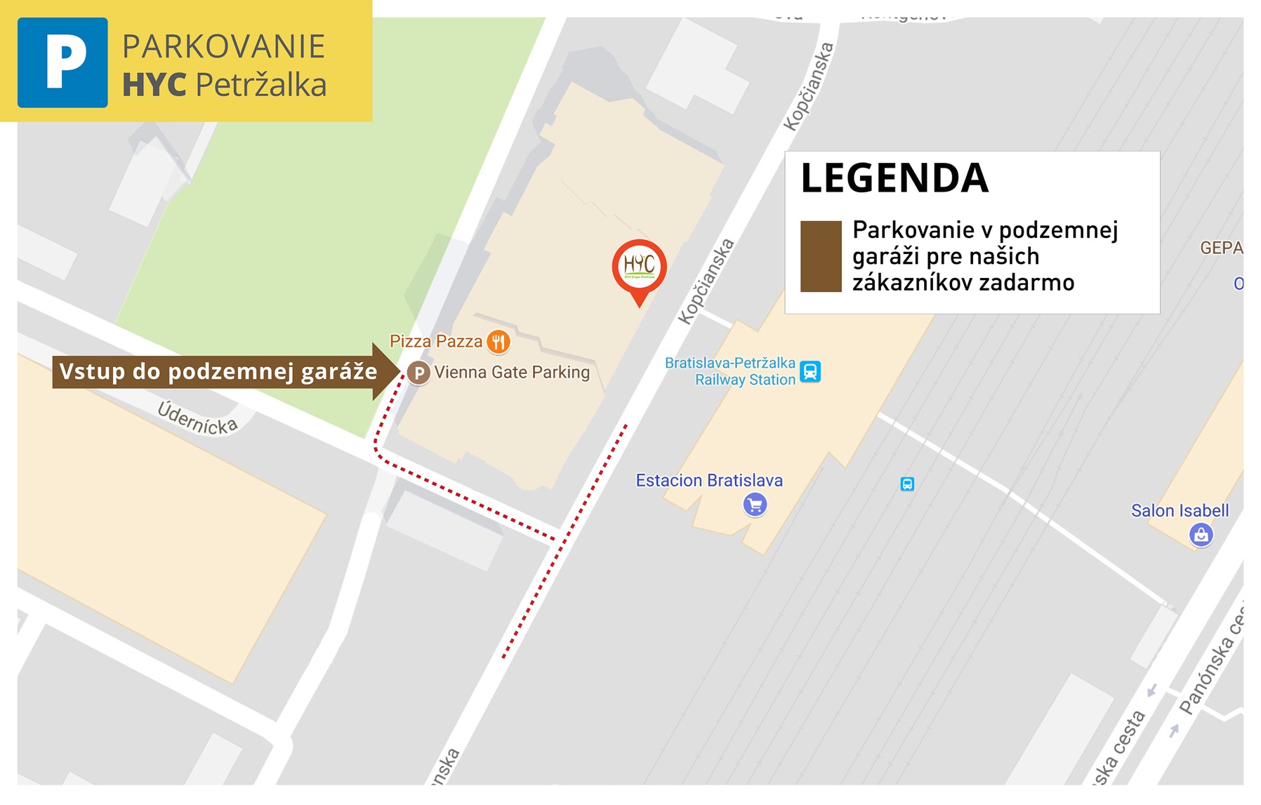 Popup petrzalka parkovanie